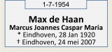 Beschrijving Max de Haan
